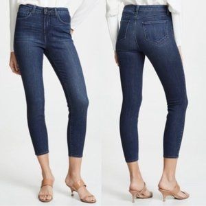 L’AGENCE | Margot High Rise Skinny Leg Ankle Cropped Stretch Jeans in ‘Wilder’